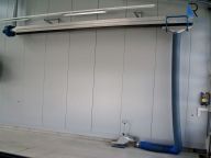 Abgasabsauganlage LKW - Norfi Saugschlitzkanal ALU 150